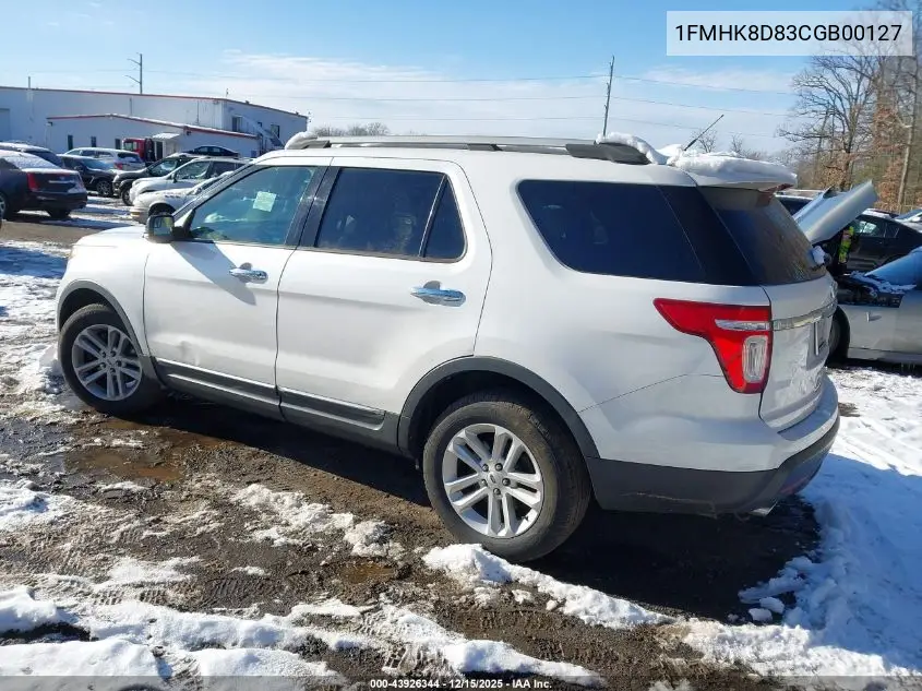 1FMHK8D83CGB00127 2012 Ford Explorer Xlt