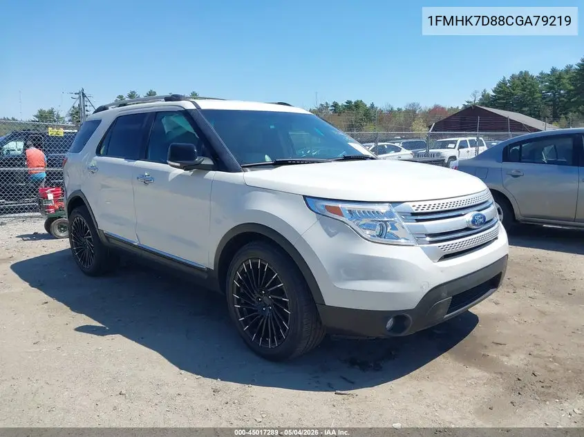 1FMHK7D88CGA79219 2012 Ford Explorer Xlt
