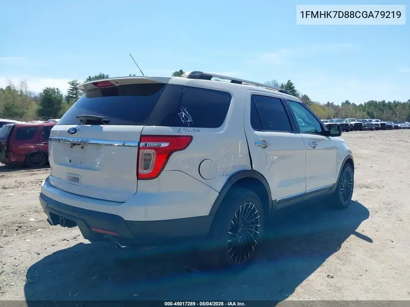 1FMHK7D88CGA79219 2012 Ford Explorer Xlt