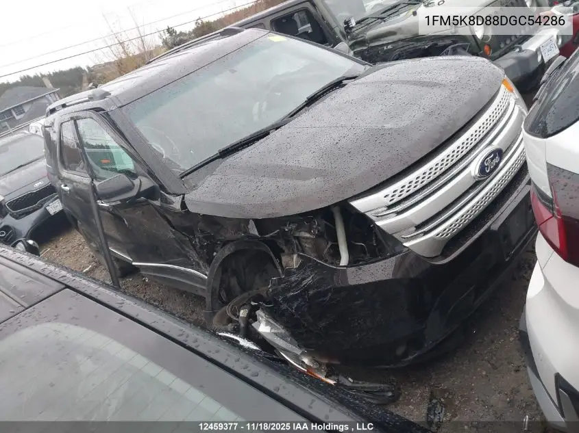 1FM5K8D88DGC54286 2013 Ford Explorer Xlt