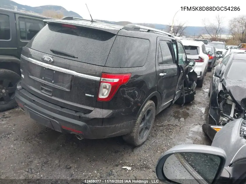 1FM5K8D88DGC54286 2013 Ford Explorer Xlt