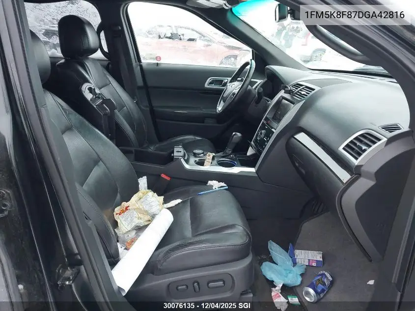 1FM5K8F87DGA42816 2013 Ford Explorer Limited