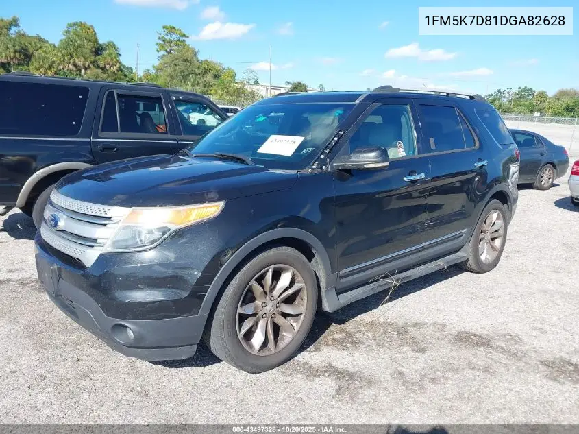 1FM5K7D81DGA82628 2013 Ford Explorer Xlt