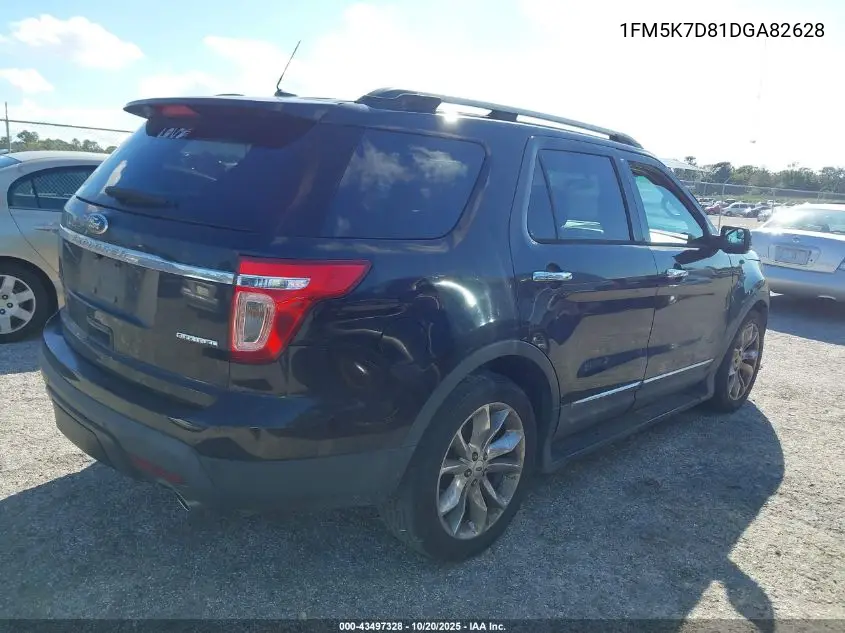 1FM5K7D81DGA82628 2013 Ford Explorer Xlt