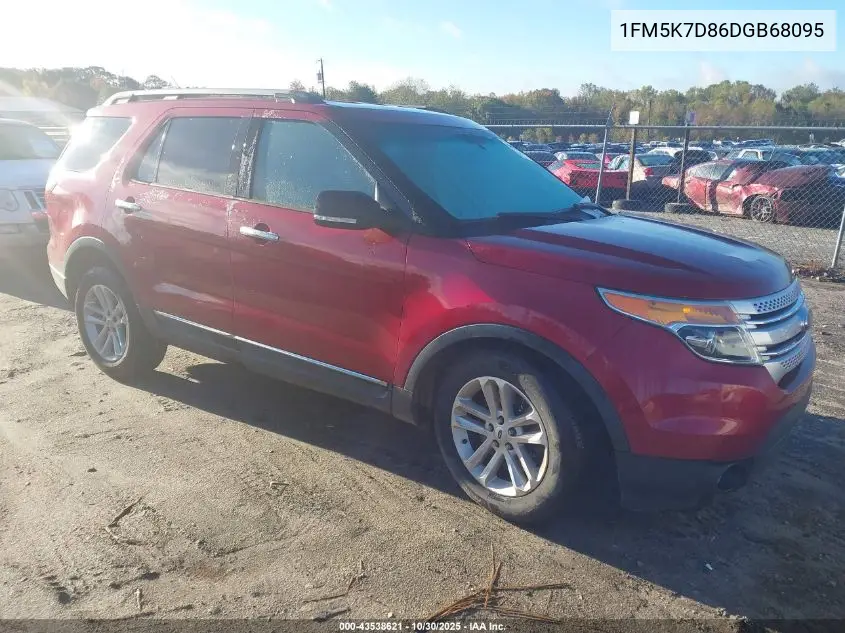 1FM5K7D86DGB68095 2013 Ford Explorer Xlt