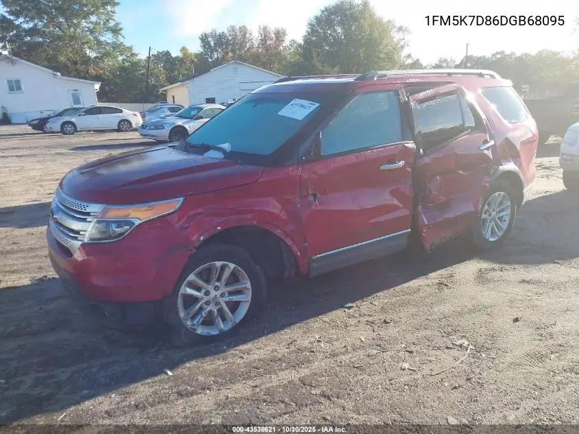 1FM5K7D86DGB68095 2013 Ford Explorer Xlt