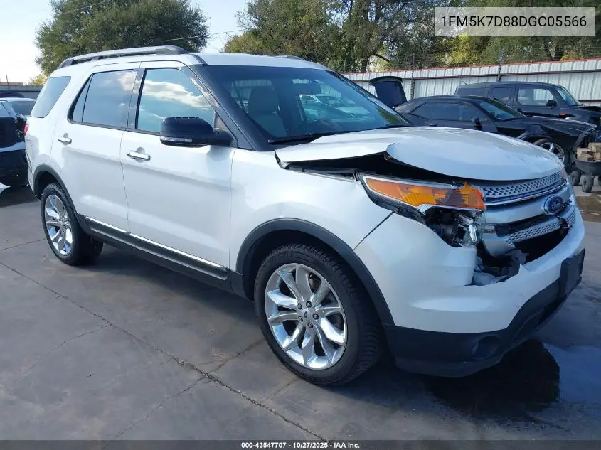 1FM5K7D88DGC05566 2013 Ford Explorer Xlt