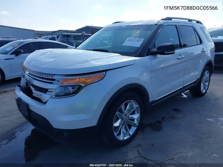 1FM5K7D88DGC05566 2013 Ford Explorer Xlt