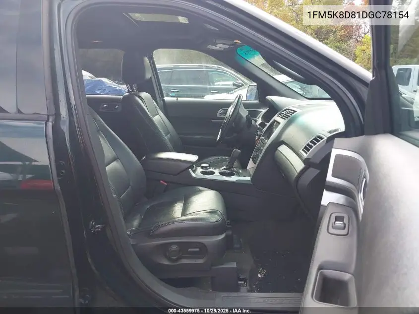 1FM5K8D81DGC78154 2013 Ford Explorer Xlt