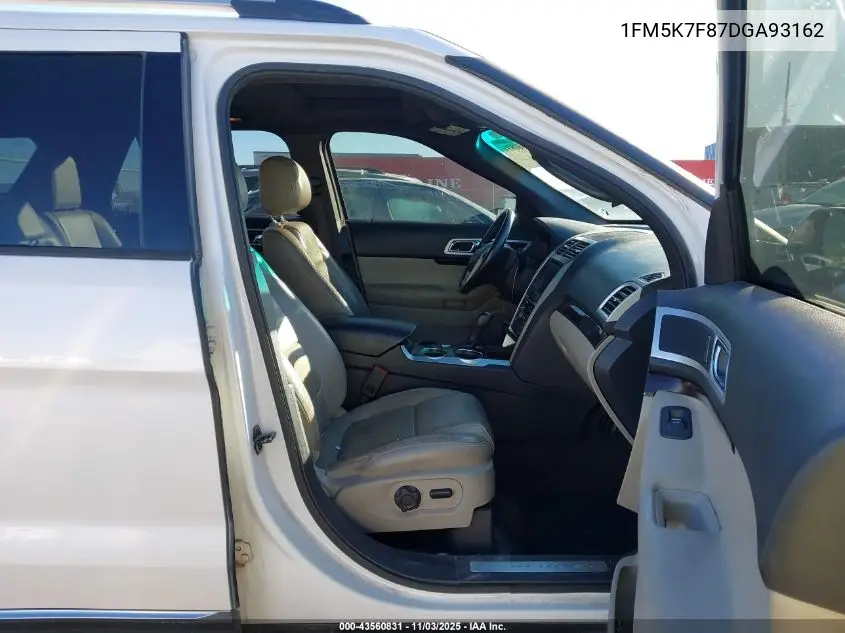 1FM5K7F87DGA93162 2013 Ford Explorer Limited