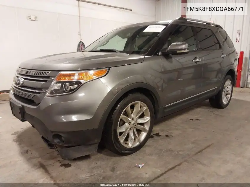 1FM5K8F8XDGA66771 2013 Ford Explorer Limited
