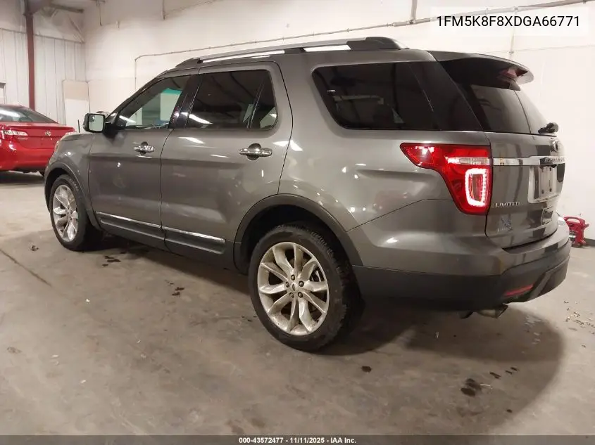 1FM5K8F8XDGA66771 2013 Ford Explorer Limited
