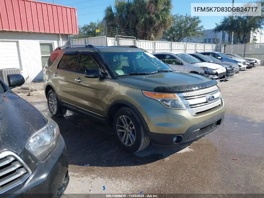 1FM5K7D83DGB24717 2013 Ford Explorer Xlt