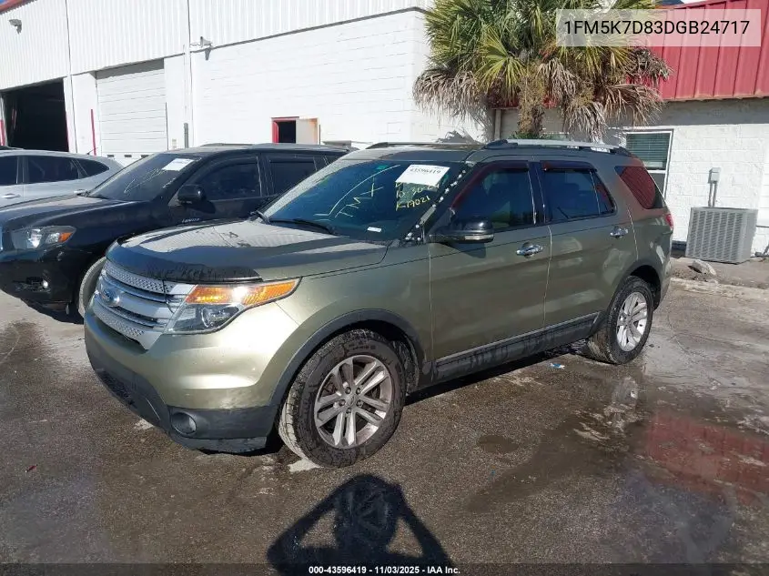 1FM5K7D83DGB24717 2013 Ford Explorer Xlt