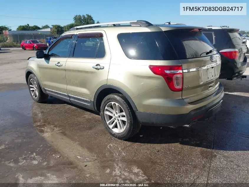 1FM5K7D83DGB24717 2013 Ford Explorer Xlt