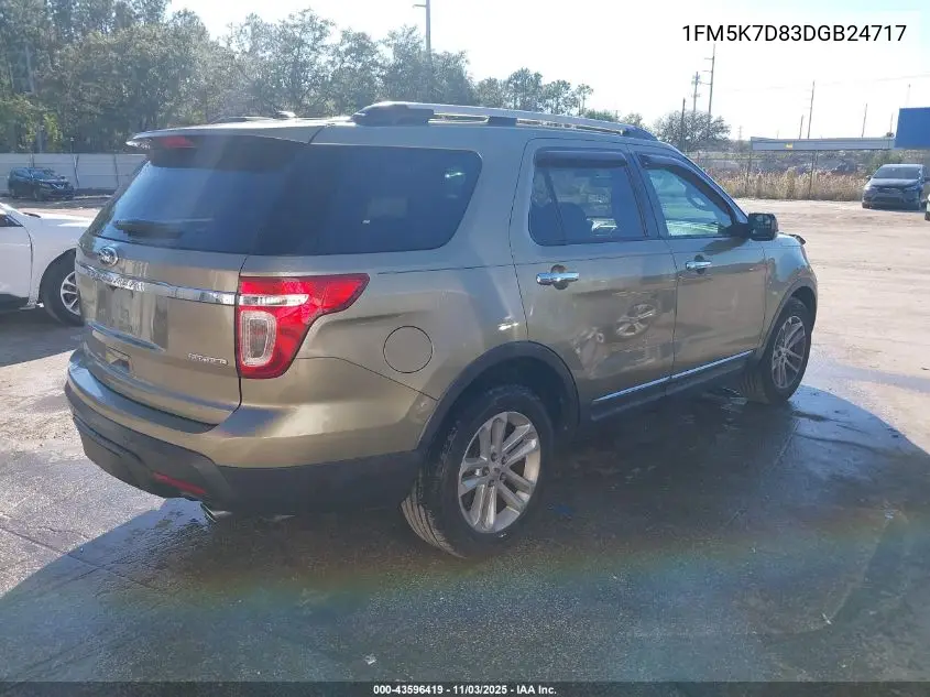 1FM5K7D83DGB24717 2013 Ford Explorer Xlt