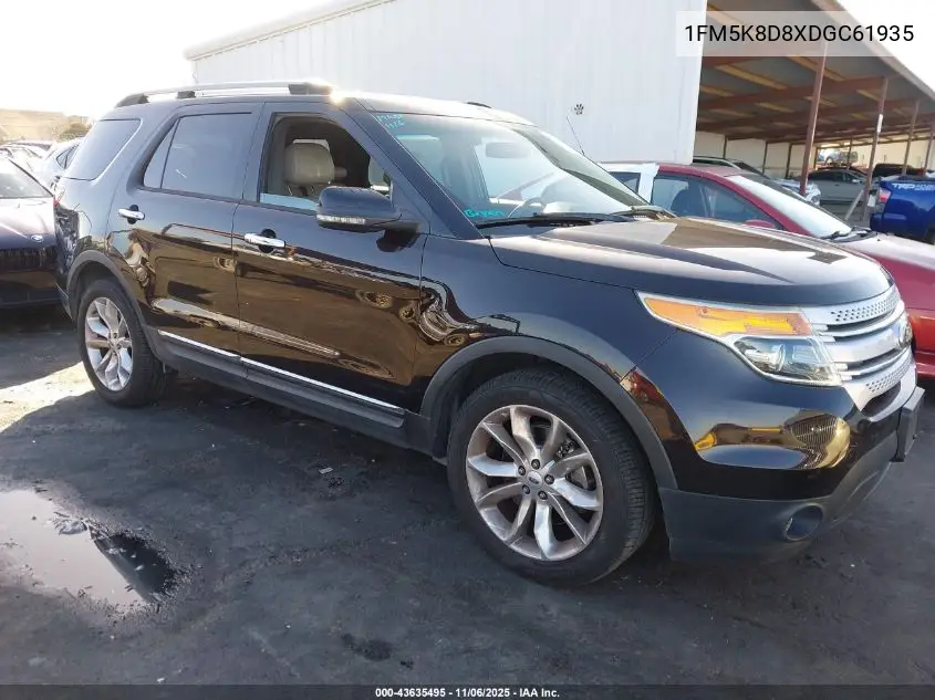 1FM5K8D8XDGC61935 2013 Ford Explorer Xlt