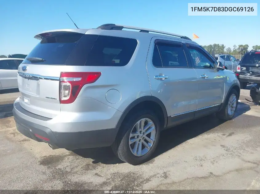 1FM5K7D83DGC69126 2013 Ford Explorer Xlt