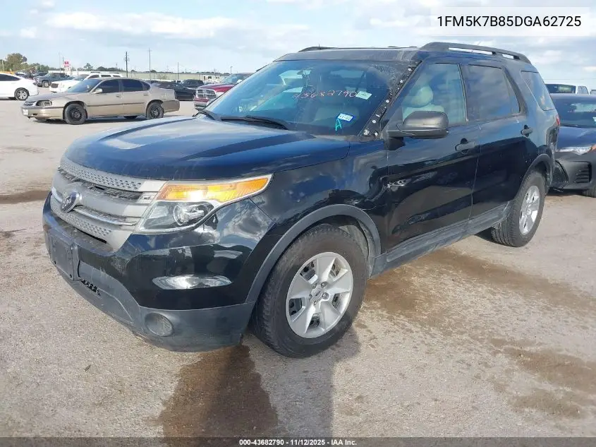 1FM5K7B85DGA62725 2013 Ford Explorer