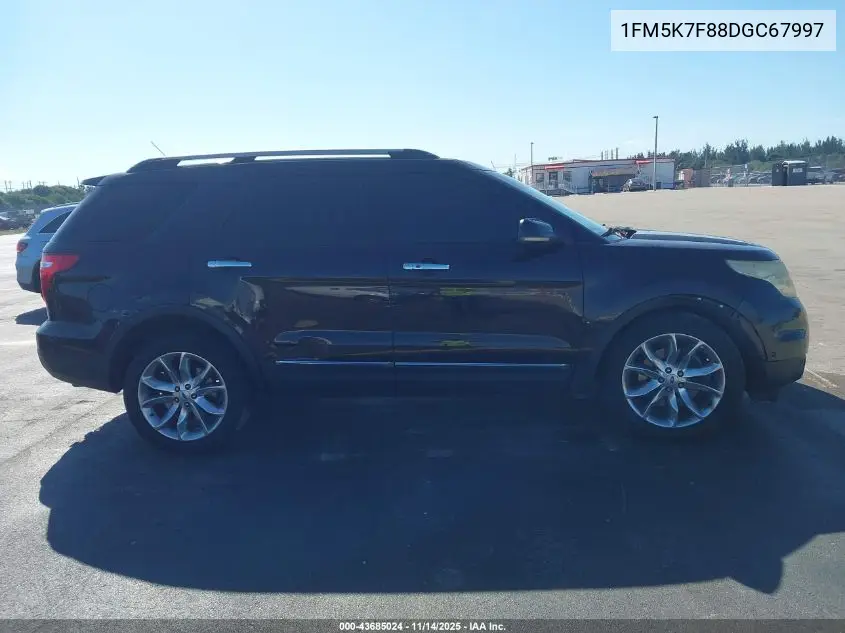 1FM5K7F88DGC67997 2013 Ford Explorer Limited