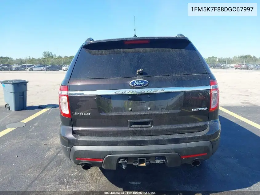 1FM5K7F88DGC67997 2013 Ford Explorer Limited