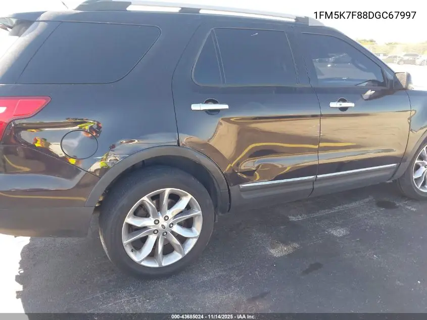 1FM5K7F88DGC67997 2013 Ford Explorer Limited