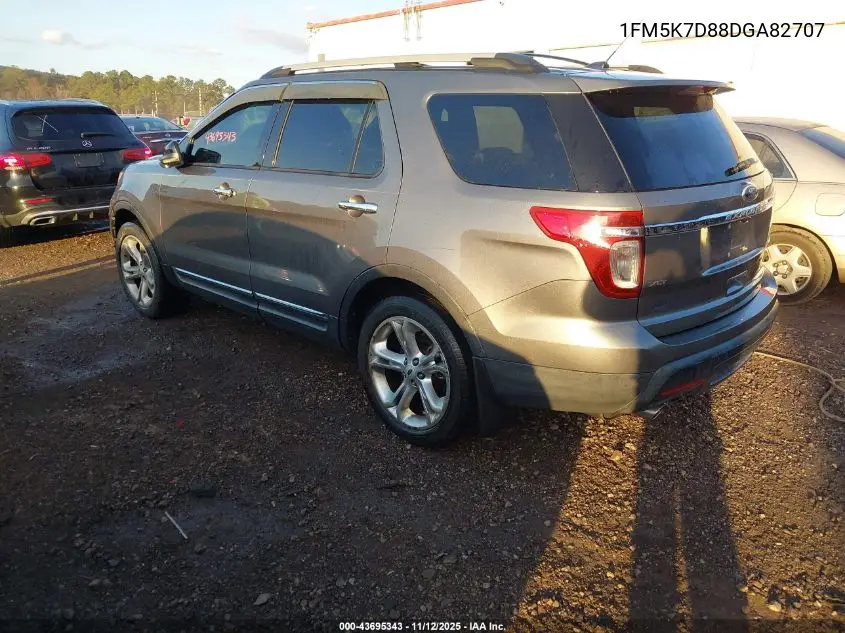 1FM5K7D88DGA82707 2013 Ford Explorer Xlt