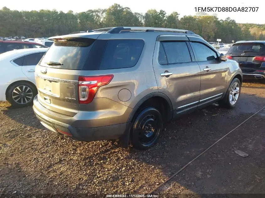 1FM5K7D88DGA82707 2013 Ford Explorer Xlt