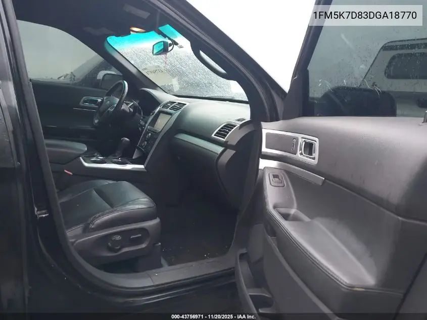 1FM5K7D83DGA18770 2013 Ford Explorer Xlt