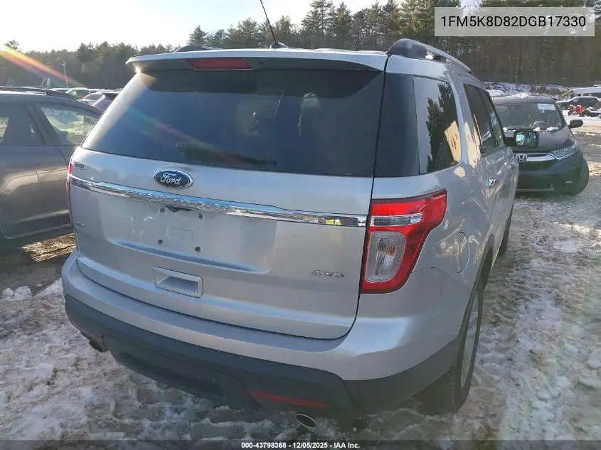1FM5K8D82DGB17330 2013 Ford Explorer Xlt