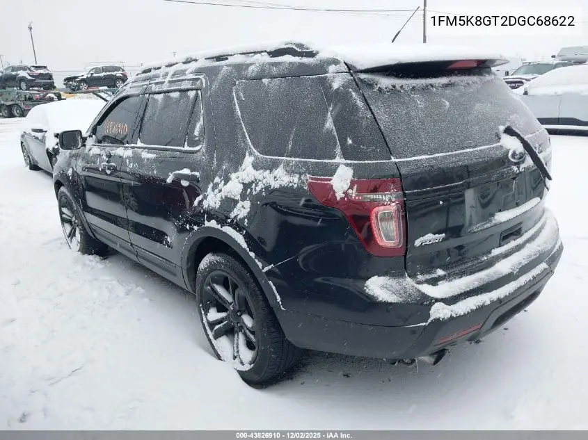 1FM5K8GT2DGC68622 2013 Ford Explorer Sport