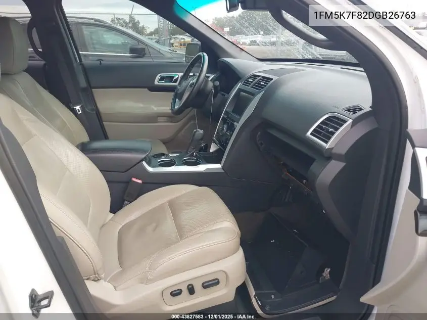 1FM5K7F82DGB26763 2013 Ford Explorer Limited