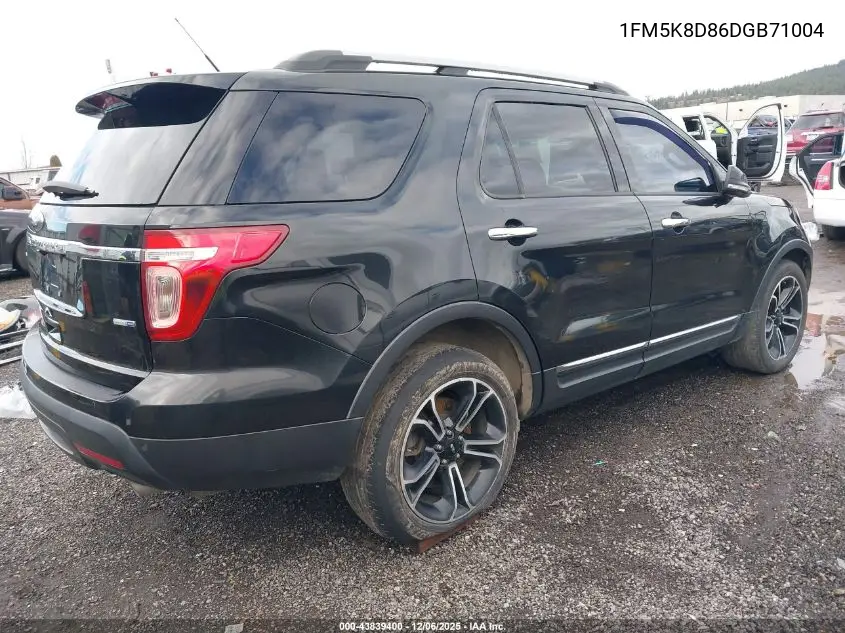 1FM5K8D86DGB71004 2013 Ford Explorer Xlt