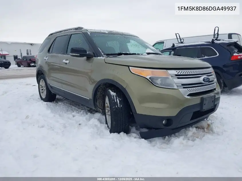 1FM5K8D86DGA49937 2013 Ford Explorer Xlt