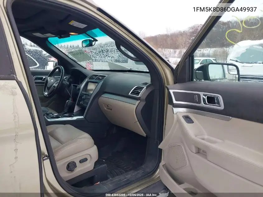 1FM5K8D86DGA49937 2013 Ford Explorer Xlt