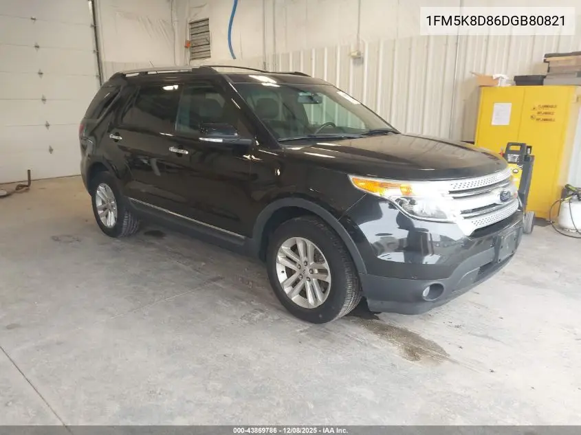 1FM5K8D86DGB80821 2013 Ford Explorer Xlt