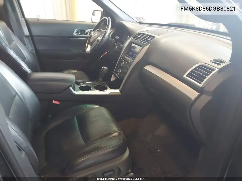 1FM5K8D86DGB80821 2013 Ford Explorer Xlt