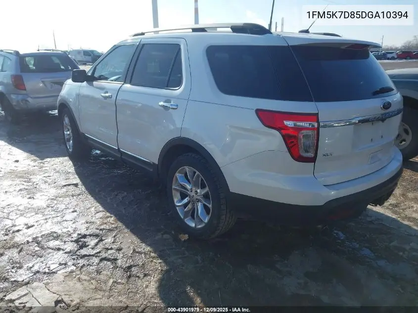 1FM5K7D85DGA10394 2013 Ford Explorer Xlt