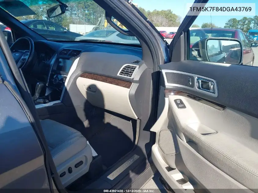 1FM5K7F84DGA43769 2013 Ford Explorer Limited