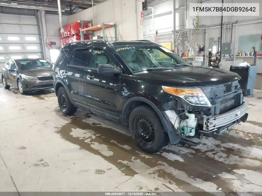 1FM5K7B84DGB92642 2013 Ford Explorer