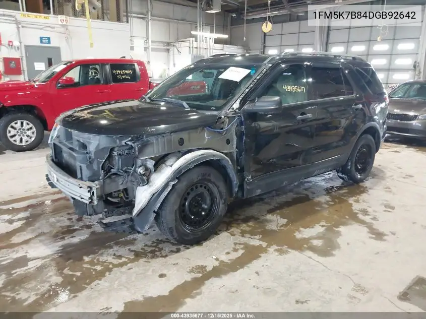 1FM5K7B84DGB92642 2013 Ford Explorer