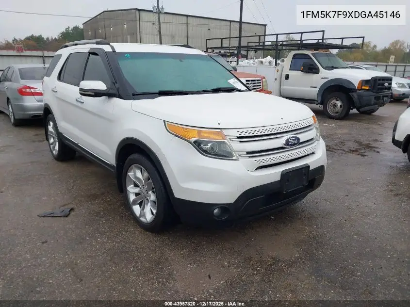 1FM5K7F9XDGA45146 2013 Ford Explorer Limited