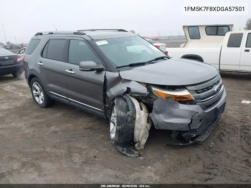 1FM5K7F8XDGA57501 2013 Ford Explorer Limited