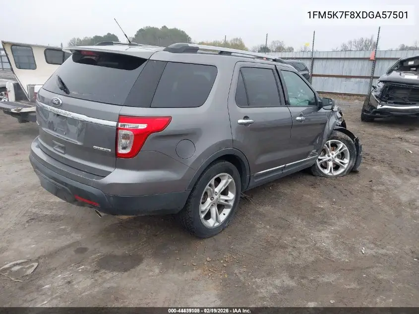 1FM5K7F8XDGA57501 2013 Ford Explorer Limited