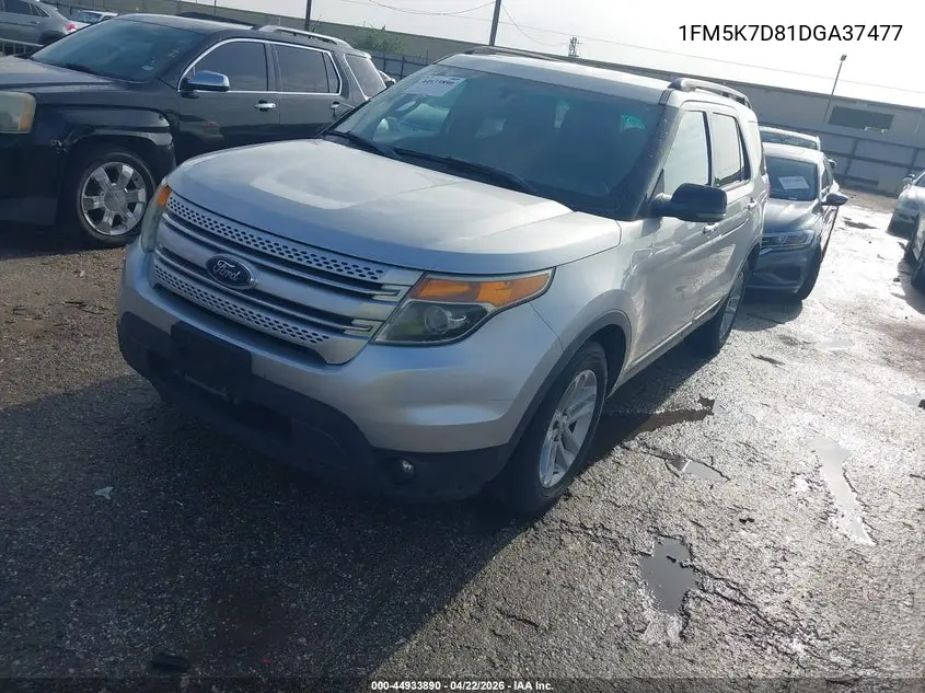 1FM5K7D81DGA37477 2013 Ford Explorer Xlt