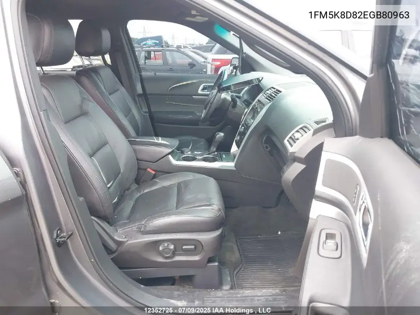 1FM5K8D82EGB80963 2014 Ford Explorer Xlt