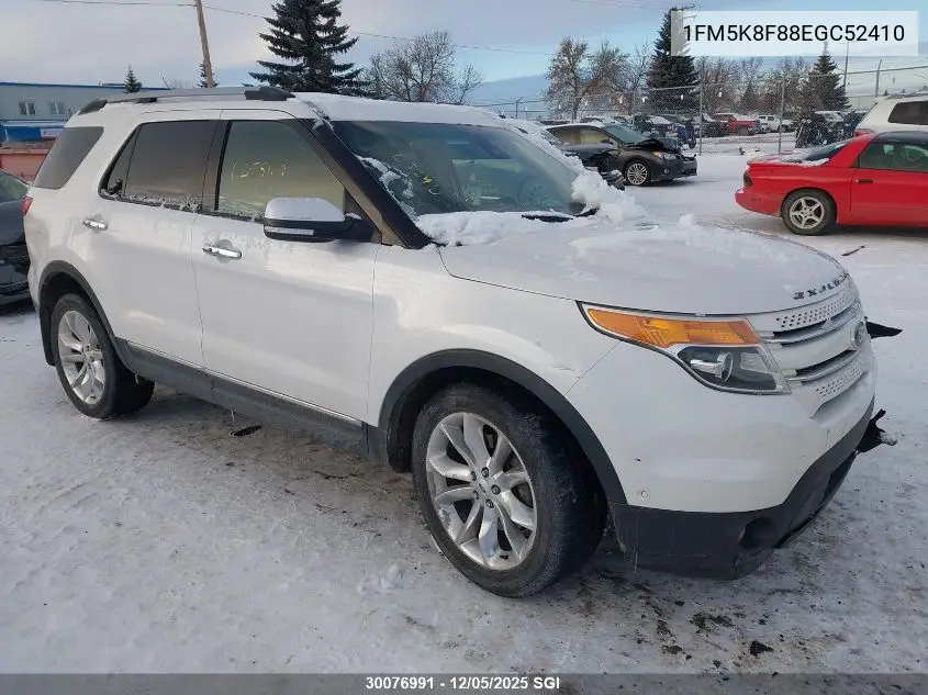 1FM5K8F88EGC52410 2014 Ford Explorer Limited