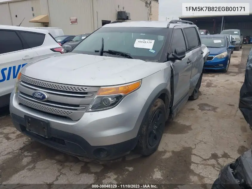 1FM5K7B82EGB00171 2014 Ford Explorer