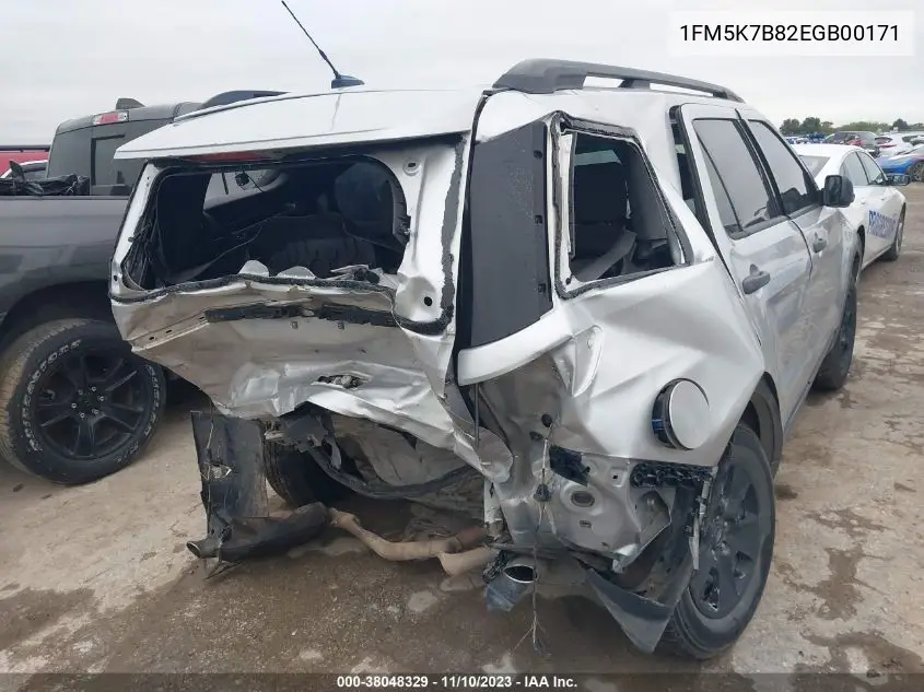 1FM5K7B82EGB00171 2014 Ford Explorer