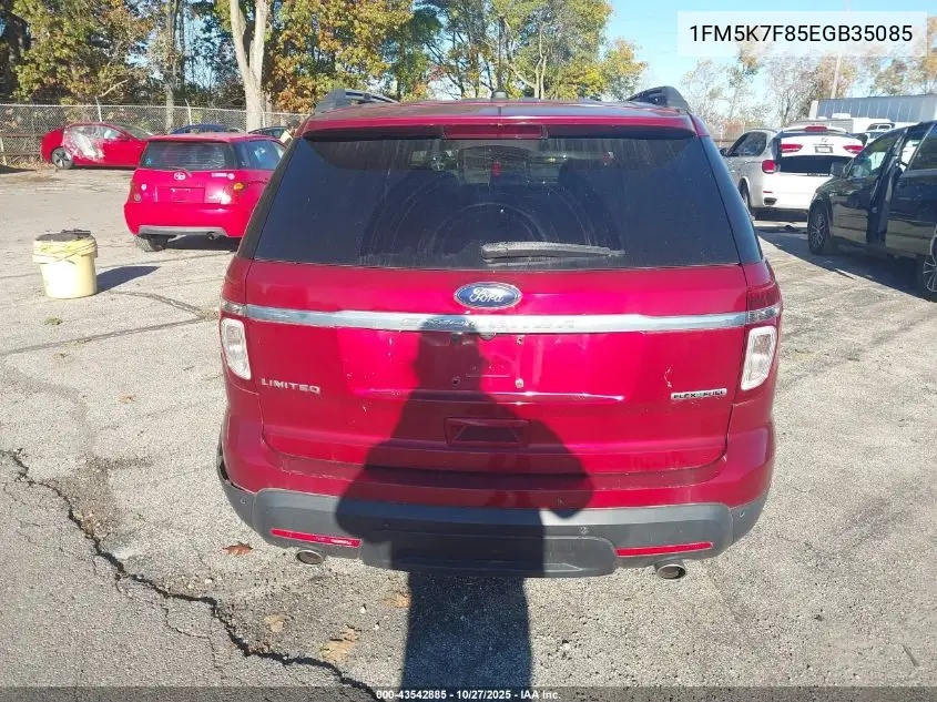 1FM5K7F85EGB35085 2014 Ford Explorer Limited